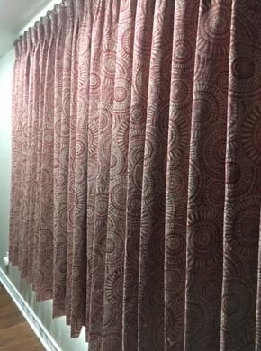 Custom Pleated Drapes