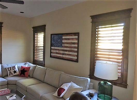 Heritance® Hardwood Shutters in Flagstaff Ranch Home