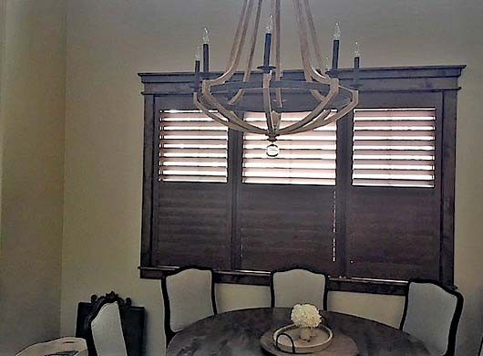 Heritance® Hardwood Shutters with Split Control