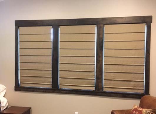 Custom Roman Shades
